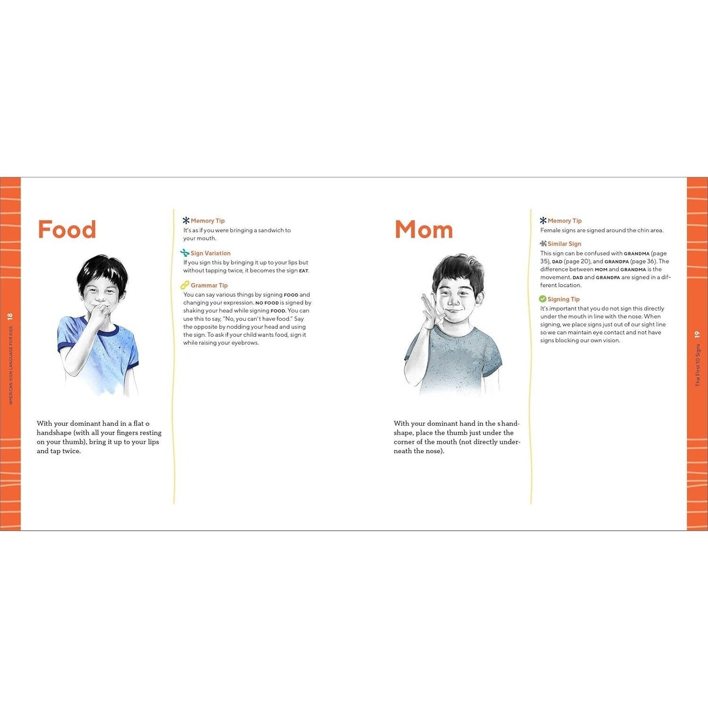 American Sign Language for Kids: 101 Easy Signs for Nonverbal Communication (Spiral Bound)