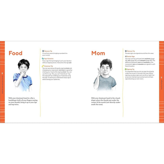 American Sign Language for Kids: 101 Easy Signs for Nonverbal Communication (Spiral Bound)