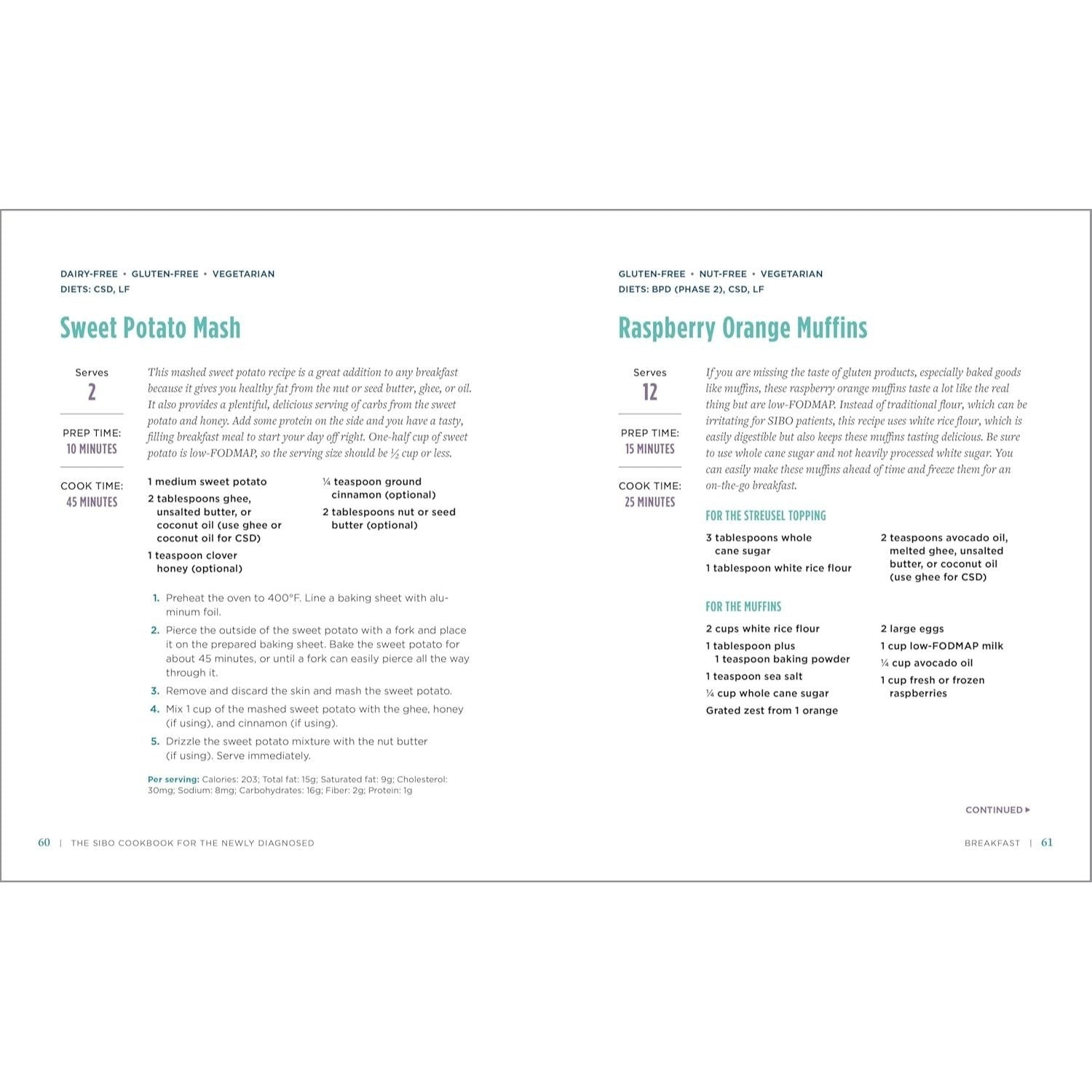 The Sibo Cookbook for the Newly Diagnosed: The Complete Guide to Relieving Symptoms and Preventing Recurrence