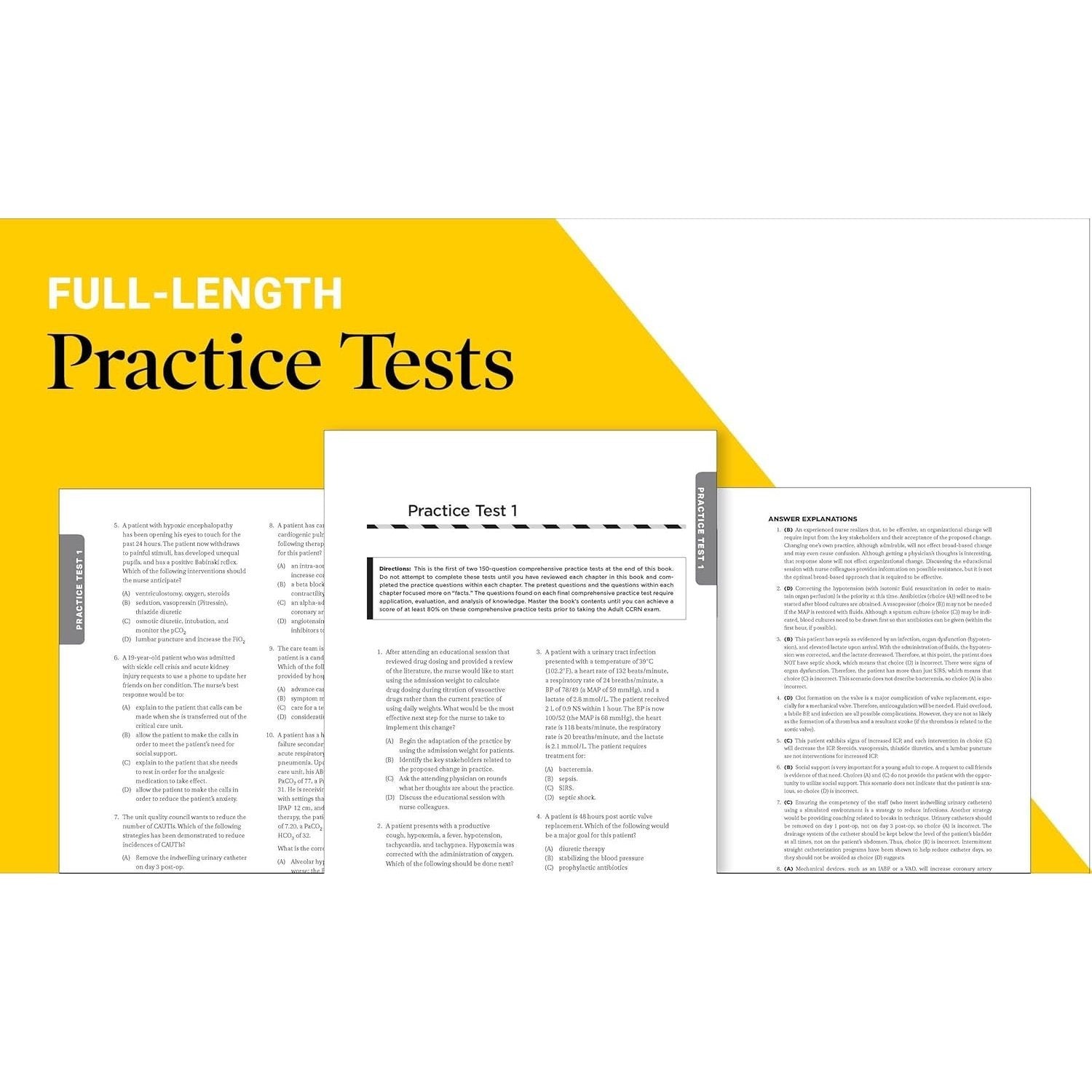 Adult CCRN Exam Premium: Study Guide for the Latest Exam Blueprint, Includes 3 Practice Tests, Comprehensive Review, and Online Study Prep (Barron's Test Prep)