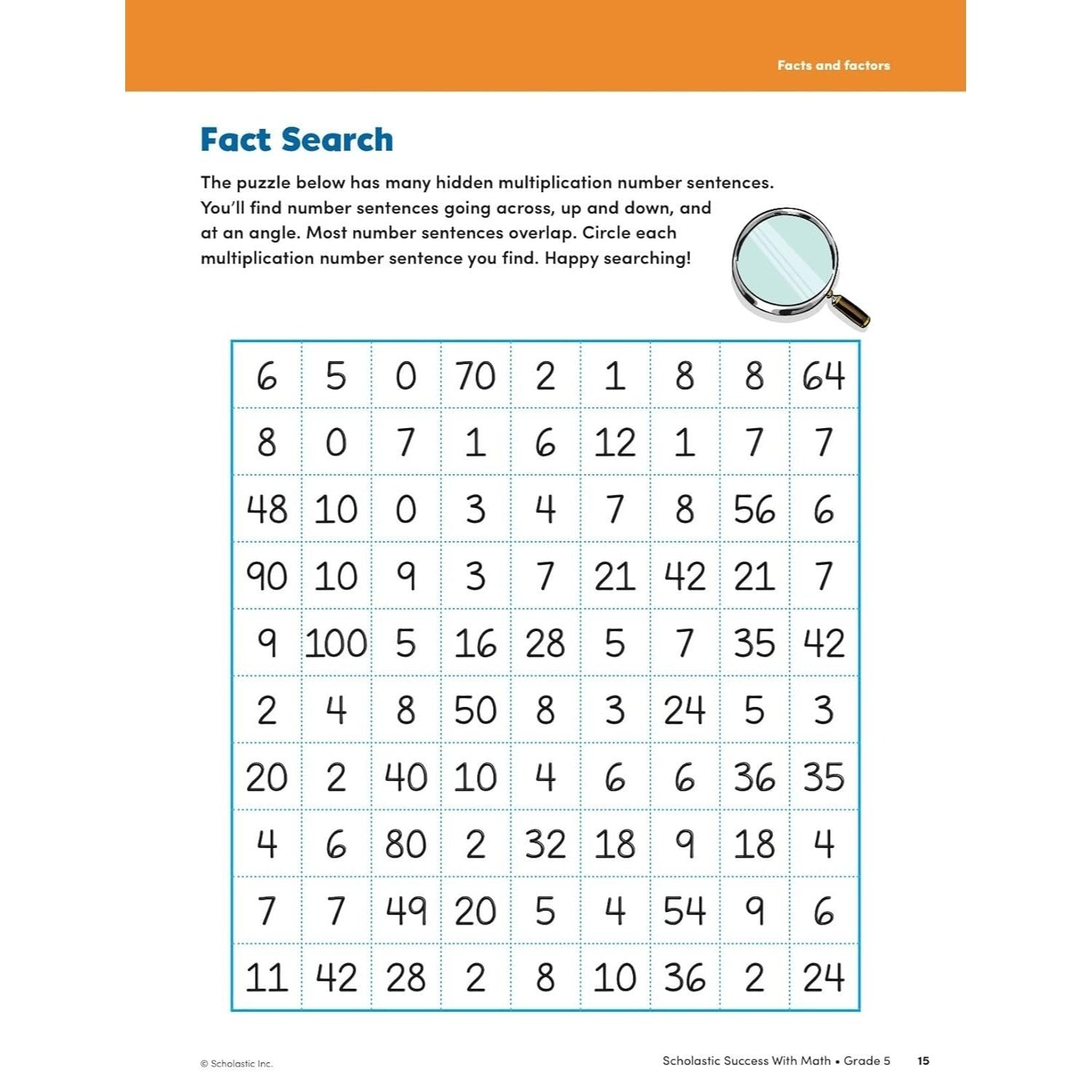 Scholastic Success with Math Grade 5 Workbook