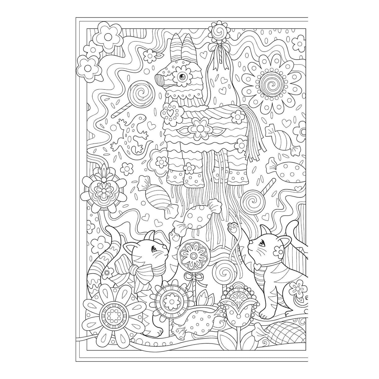 Creative Haven Creative Kittens Coloring Book