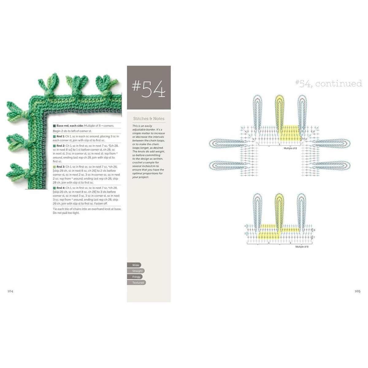 Every Which Way Crochet Borders: 139 Patterns for Customized Edgings (Spiral Bound)