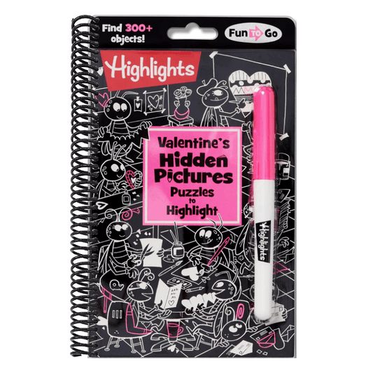 Valentine's Hidden Pictures Puzzles to Highlight: Valentines Book for Kids 6 and Up (Highlights Hidden Pictures Puzzles to Highlight Activity Books) (Spiral Bound)
