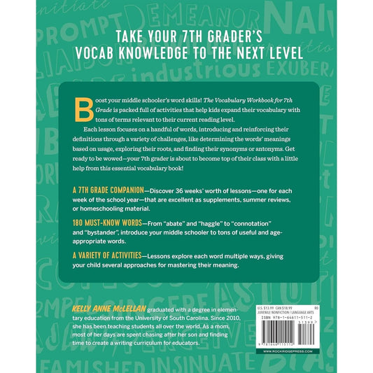 The Vocabulary Workbook for 7th Grade: Weekly Activities to Boost Your Word Power