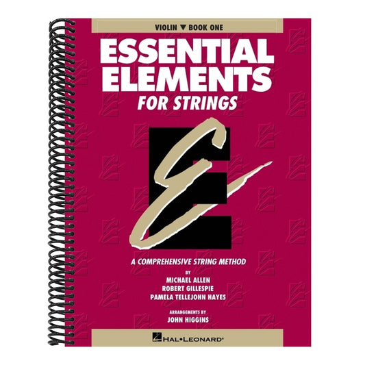 Essential Elements for Strings Violin Book 1 Beginner Violin Method with Fingerings Bowings and Music Theory Hal Leonard String Method