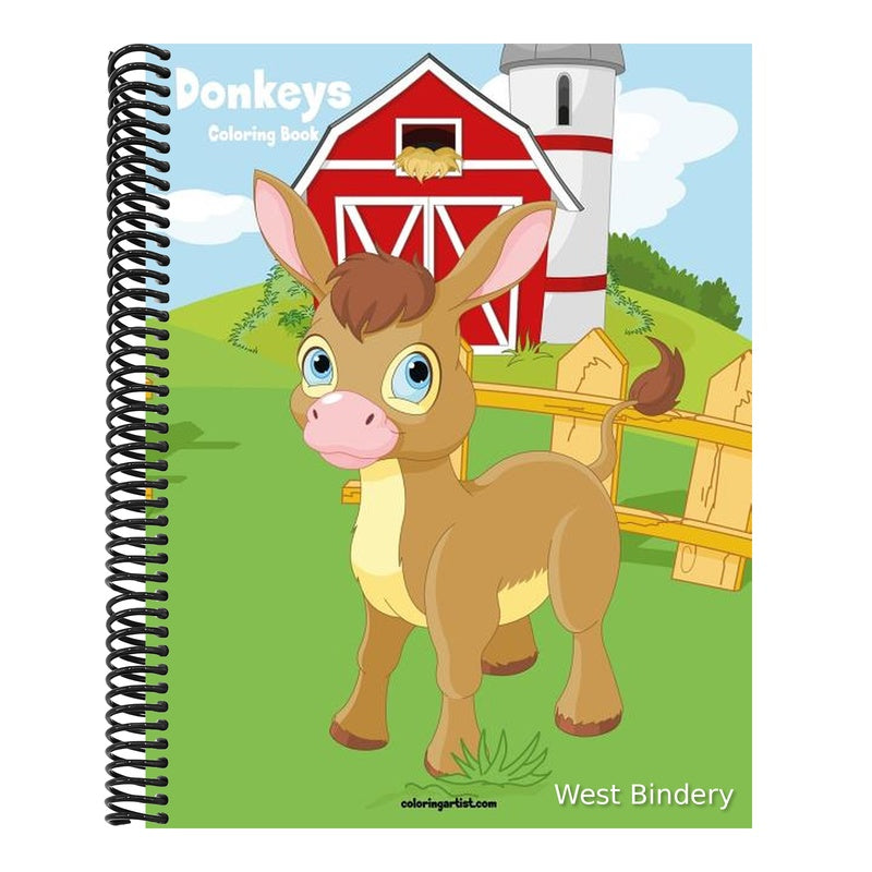 Donkeys Coloring Book 1