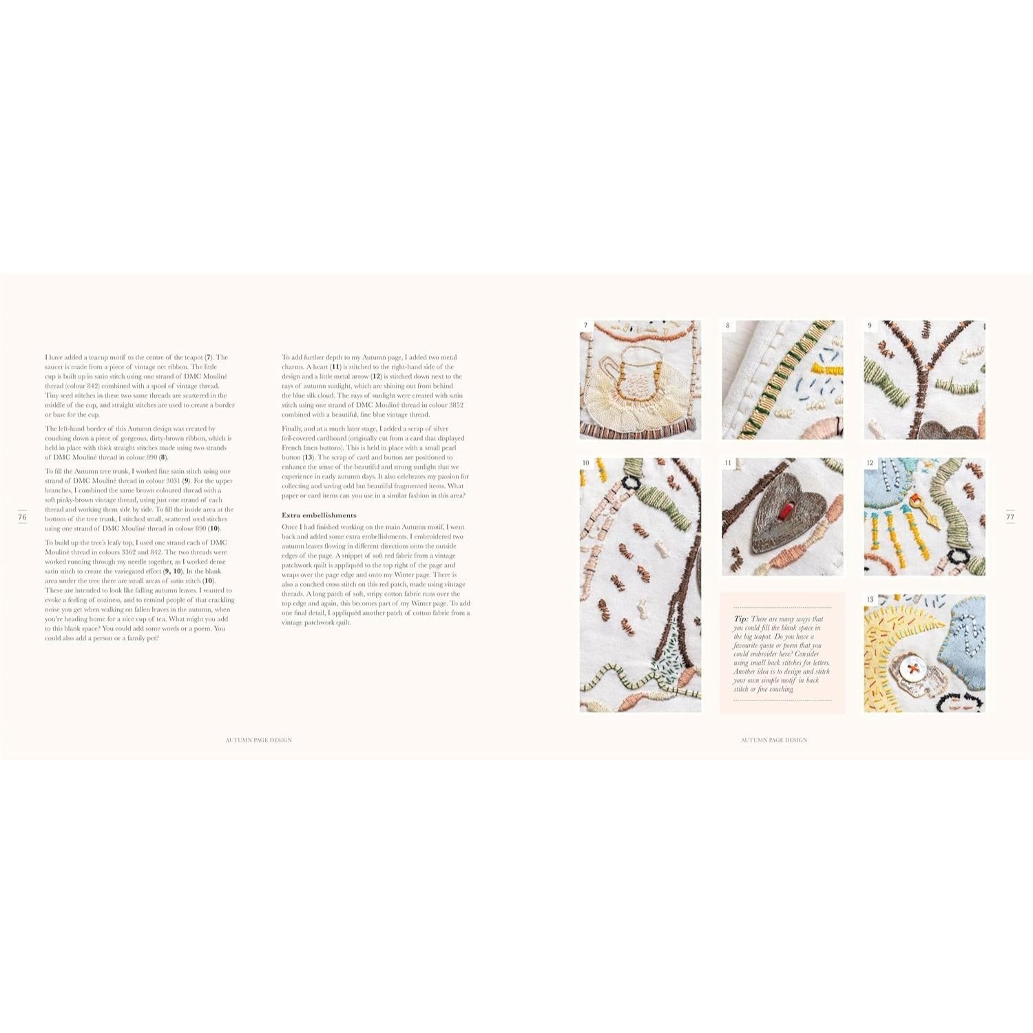 Journal with Thread: A Practical Guide to Sewing Seasonal Stories in Fabric & Thread with Iron-On Transfers
