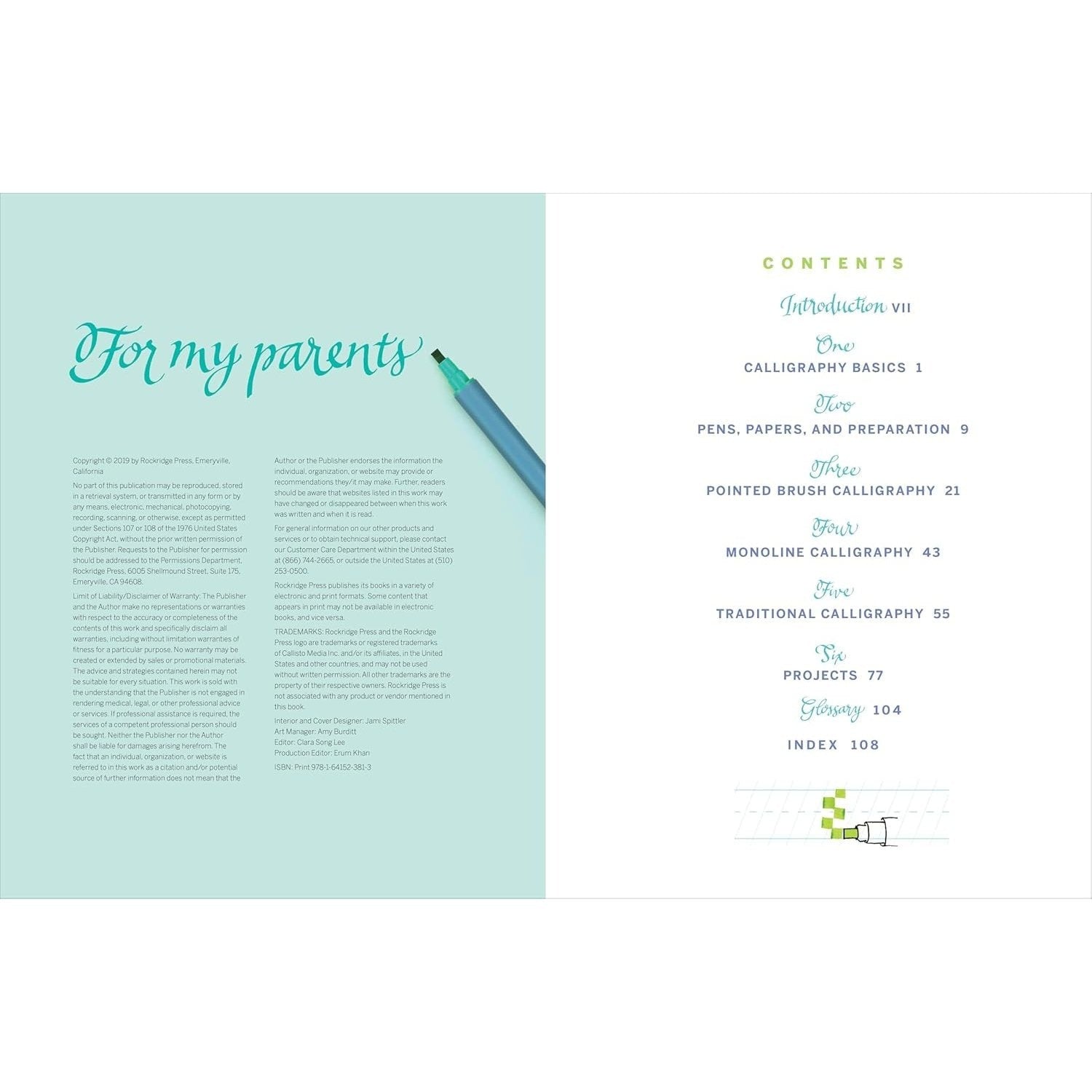 Modern Calligraphy for Kids: A Step-By-Step Guide and Workbook for Lettering Fun