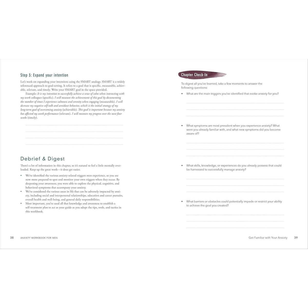 Anxiety Workbook for Men: Evidence-Based Exercises to Manage Anxiety, Depression, and Worry