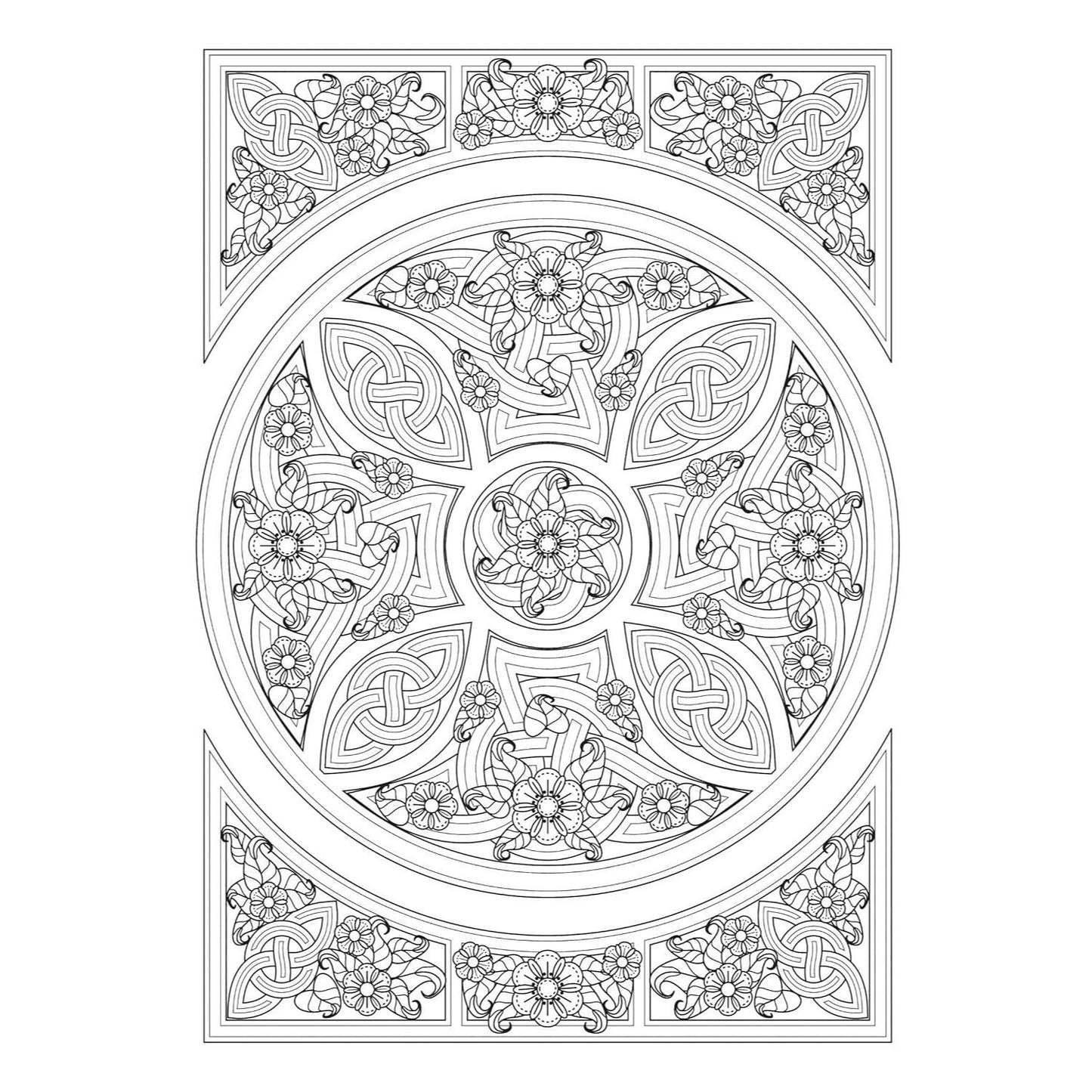 Creative Haven Celtic Nature Designs Coloring Book