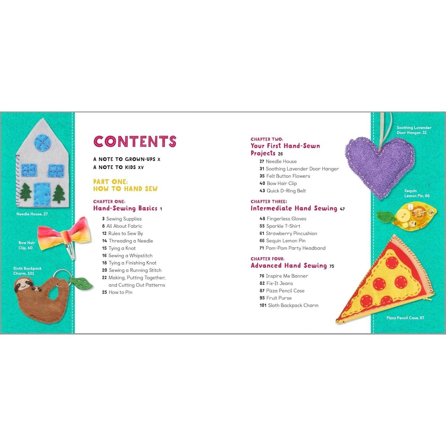 Sewing for Kids: 30 Fun Projects to Hand and Machine Sew (Spiral Bound)