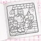 Cozy Days: Coloring Book for Adults and Kids (Cozy Spaces Coloring) (Spiral Bound)