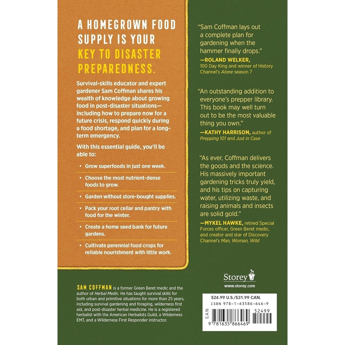 Survival Gardening: Grow Your Own Emergency Food Supply, from Seed to Root Cellar