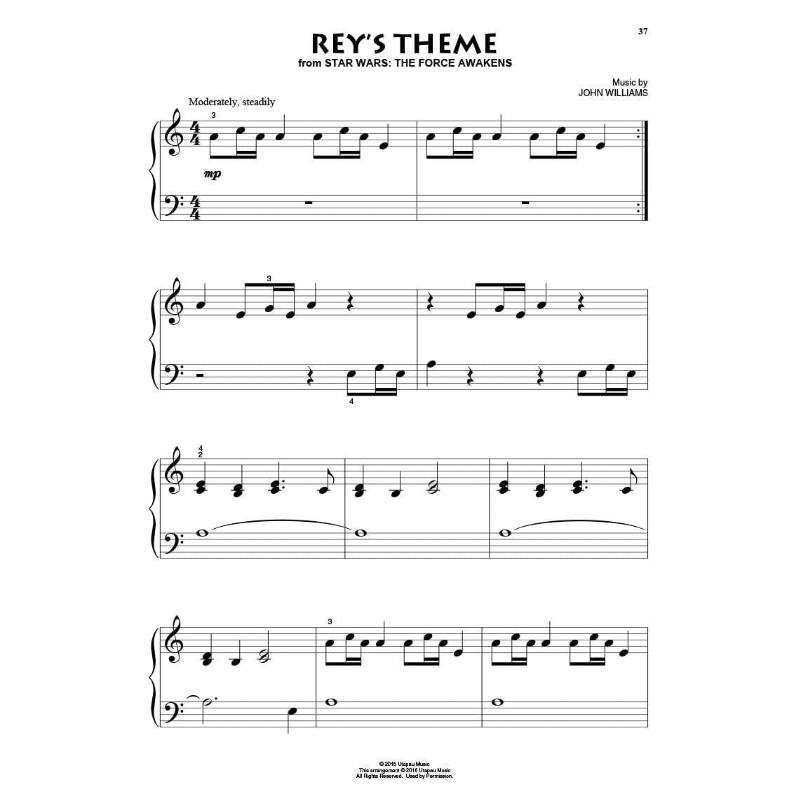 John Williams for Beginning Piano Solo - John Williams Book with Simplified Sheet Music for Piano