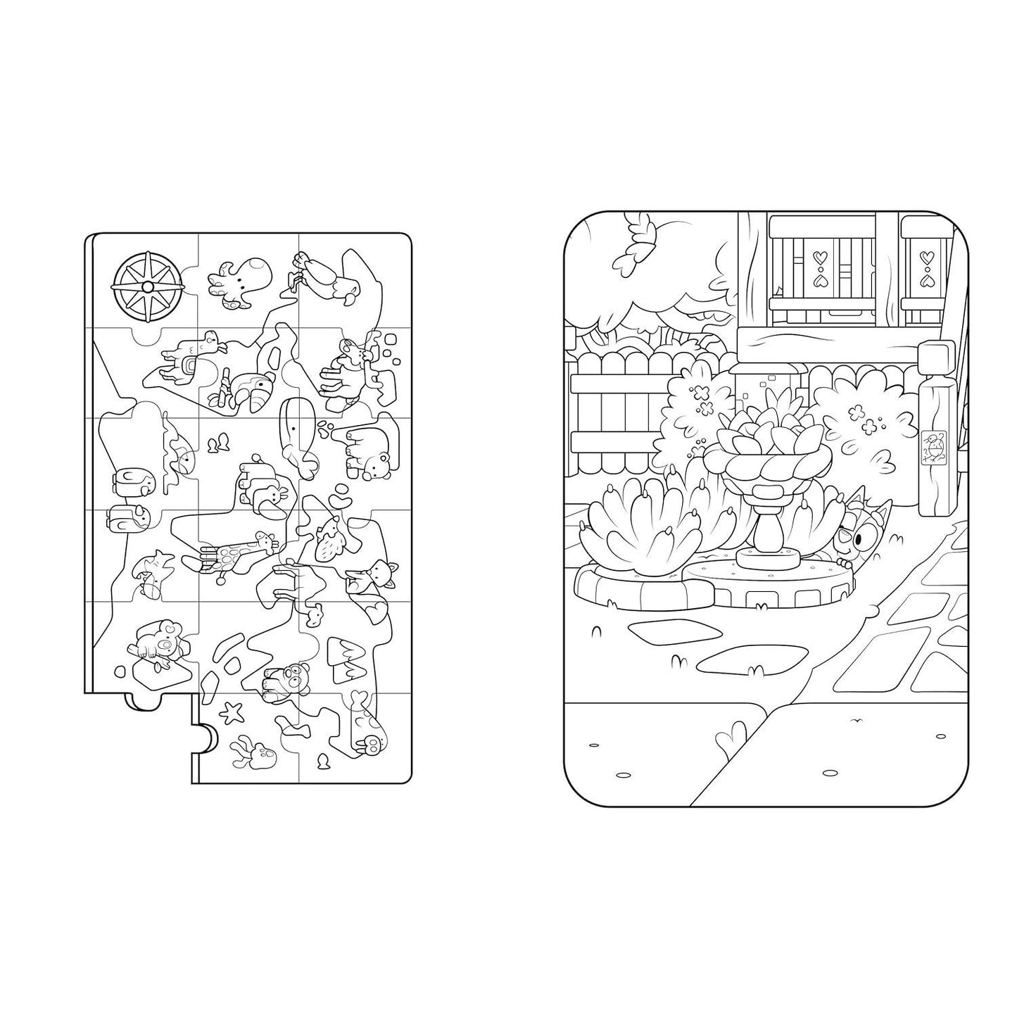Bluey: Fun and Games: A Coloring Book | Spiraled by Spiraling Freedom® (Spiral Bound)