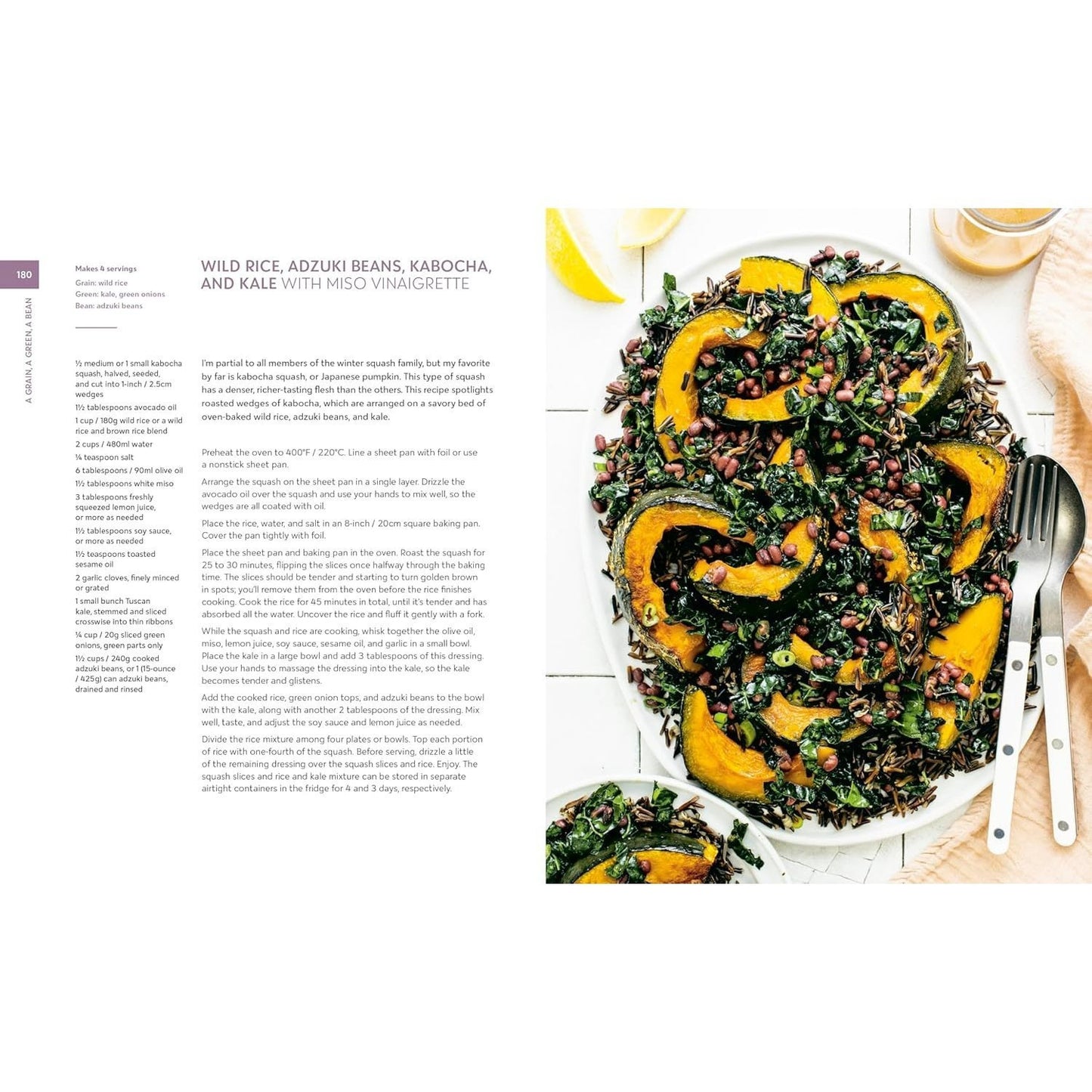 A Grain, a Green, a Bean: One Simple Formula, Countless Meatless Meals [A Plant-Based Cookbook] (Spiral Bound)