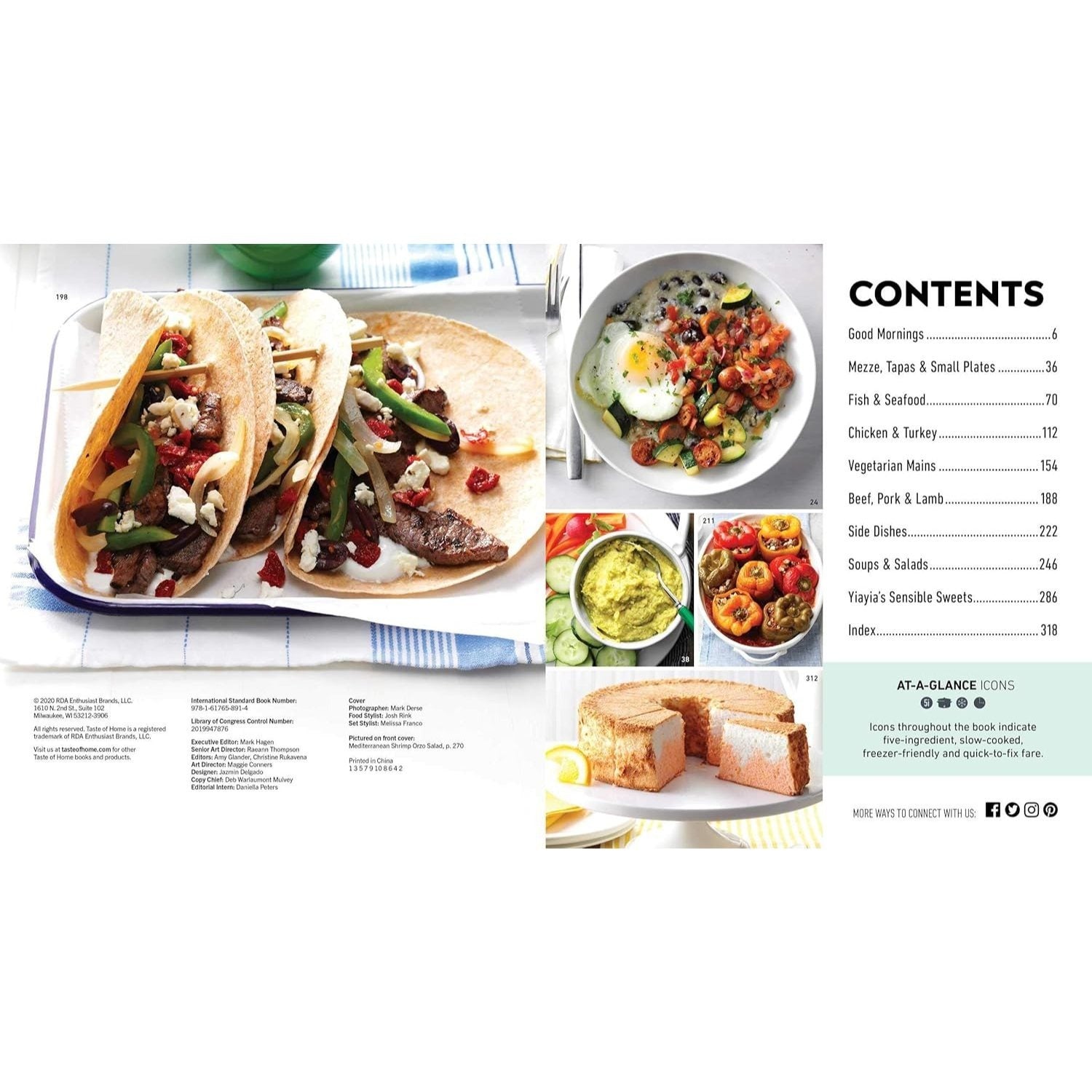 Taste of Home Mediterranean Made Easy: 321 Recipes for Light & Healthy Everyday Meals
