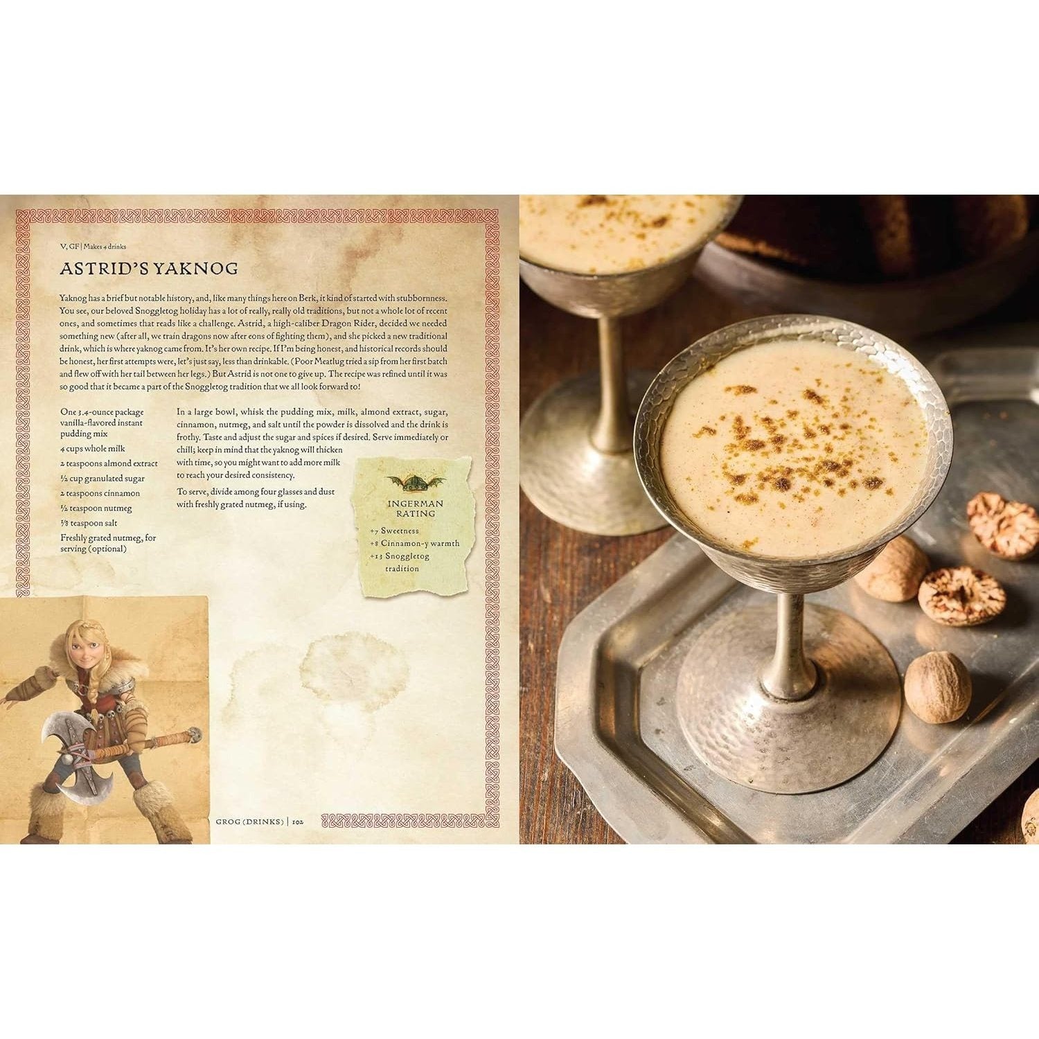DreamWorks Dragons: Recipes from the Isle of Berk [Official Cookbook]: A Book of Feasts, Drinks, Desserts . . . and Dragons
