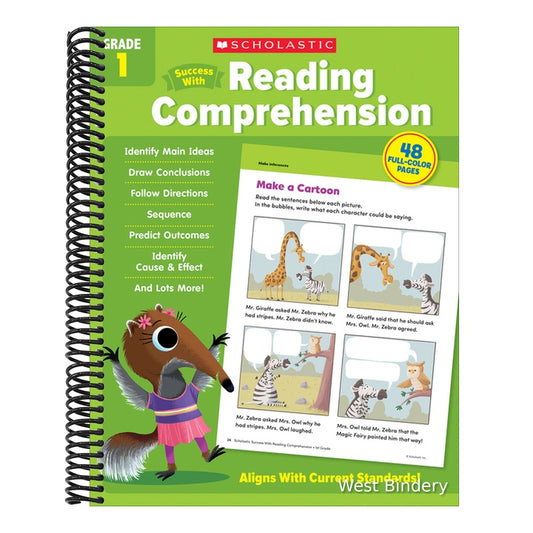 Scholastic Success with Reading Comprehension Grade 1 Workbook