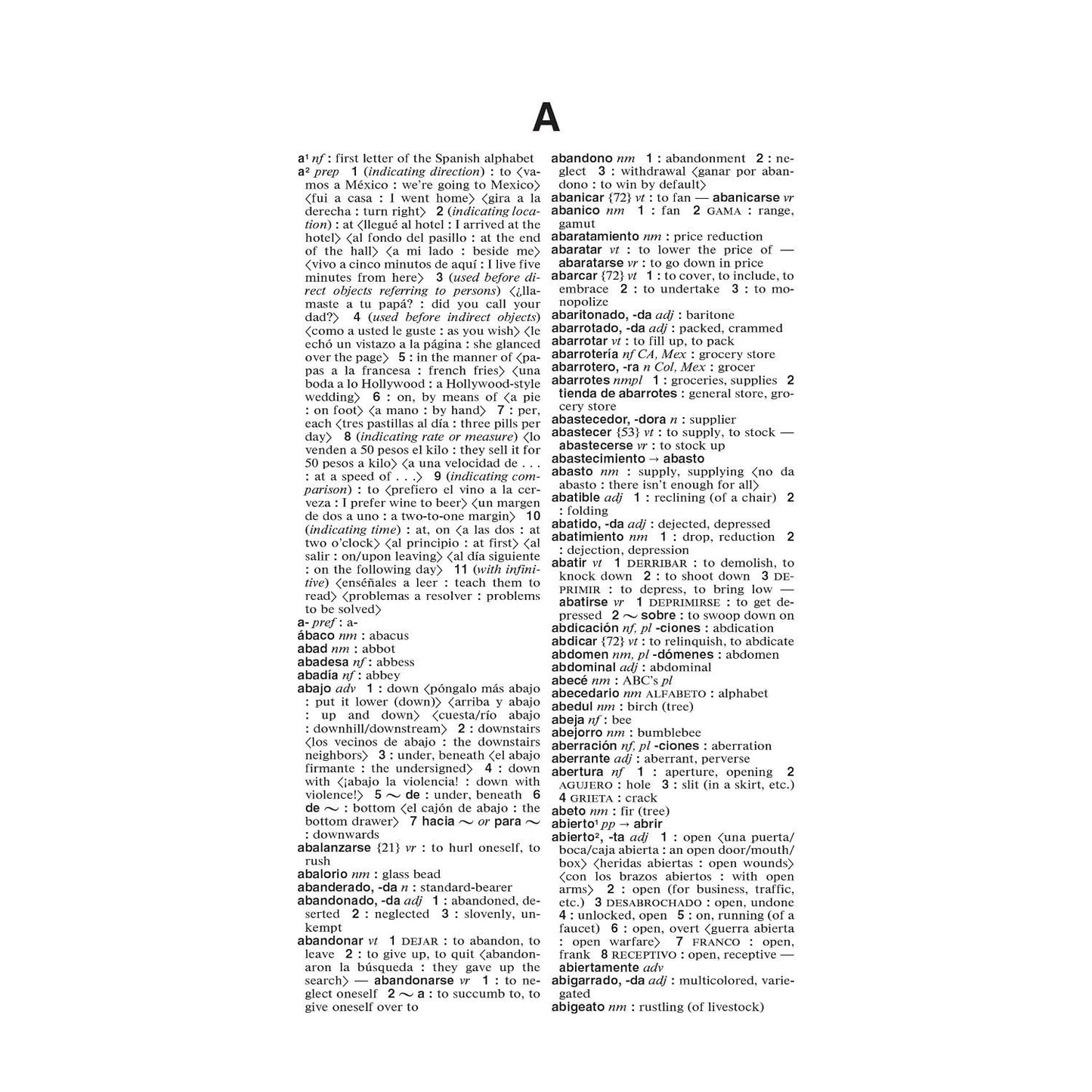 Merriam-Webster's Spanish-English Dictionary