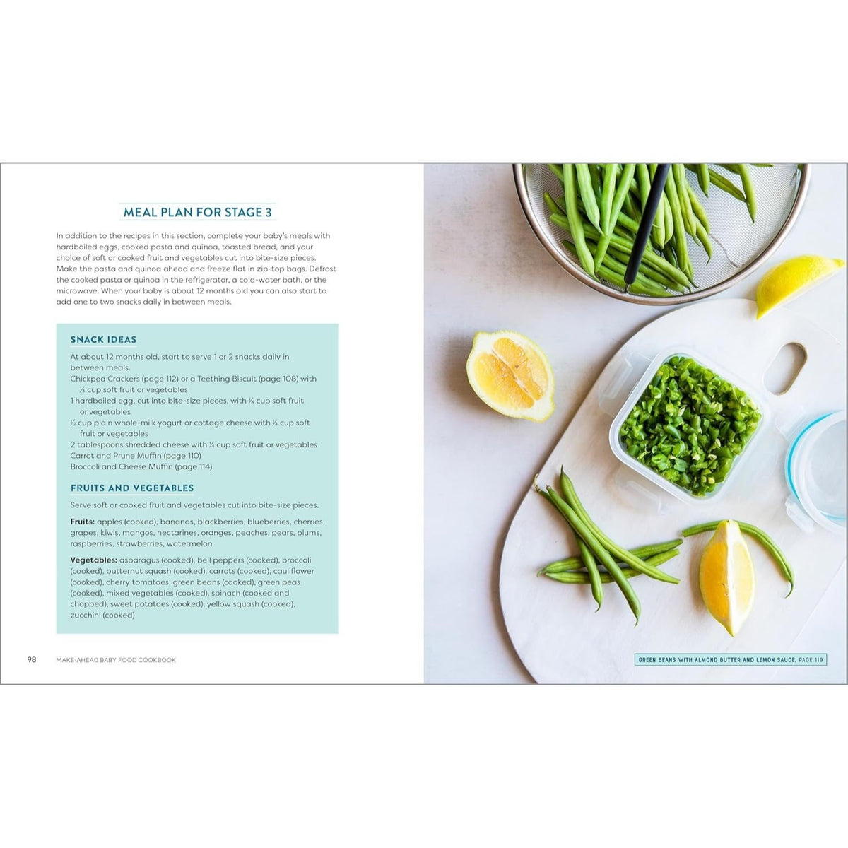 Make-Ahead Baby Food Cookbook: Meal Plans and Recipes for Every Stage (Spiral Bound)