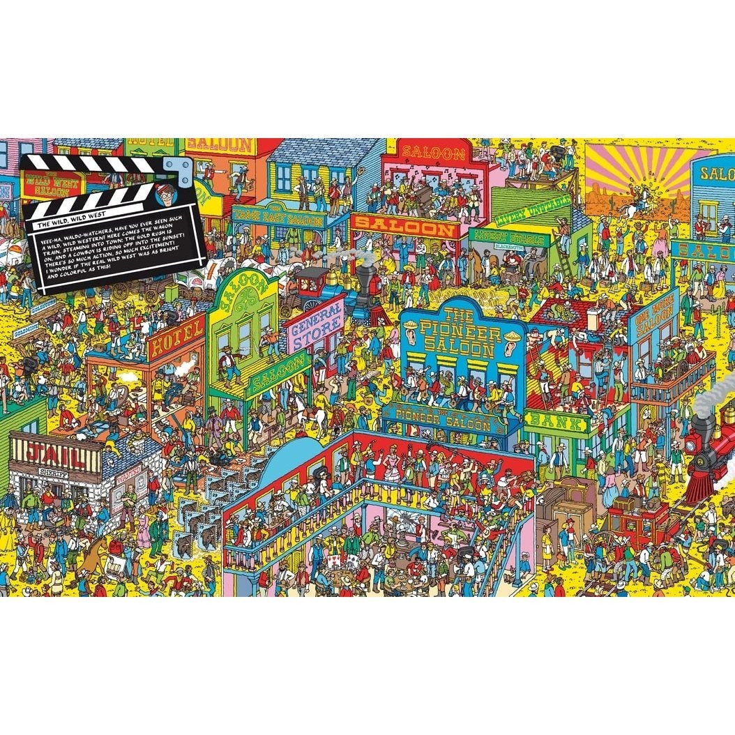 Where's Waldo? in Hollywood: Deluxe Edition with New Searches and Collectible Poster (a Hidden Object Activity Book with Search & Find Puzzles and Spo