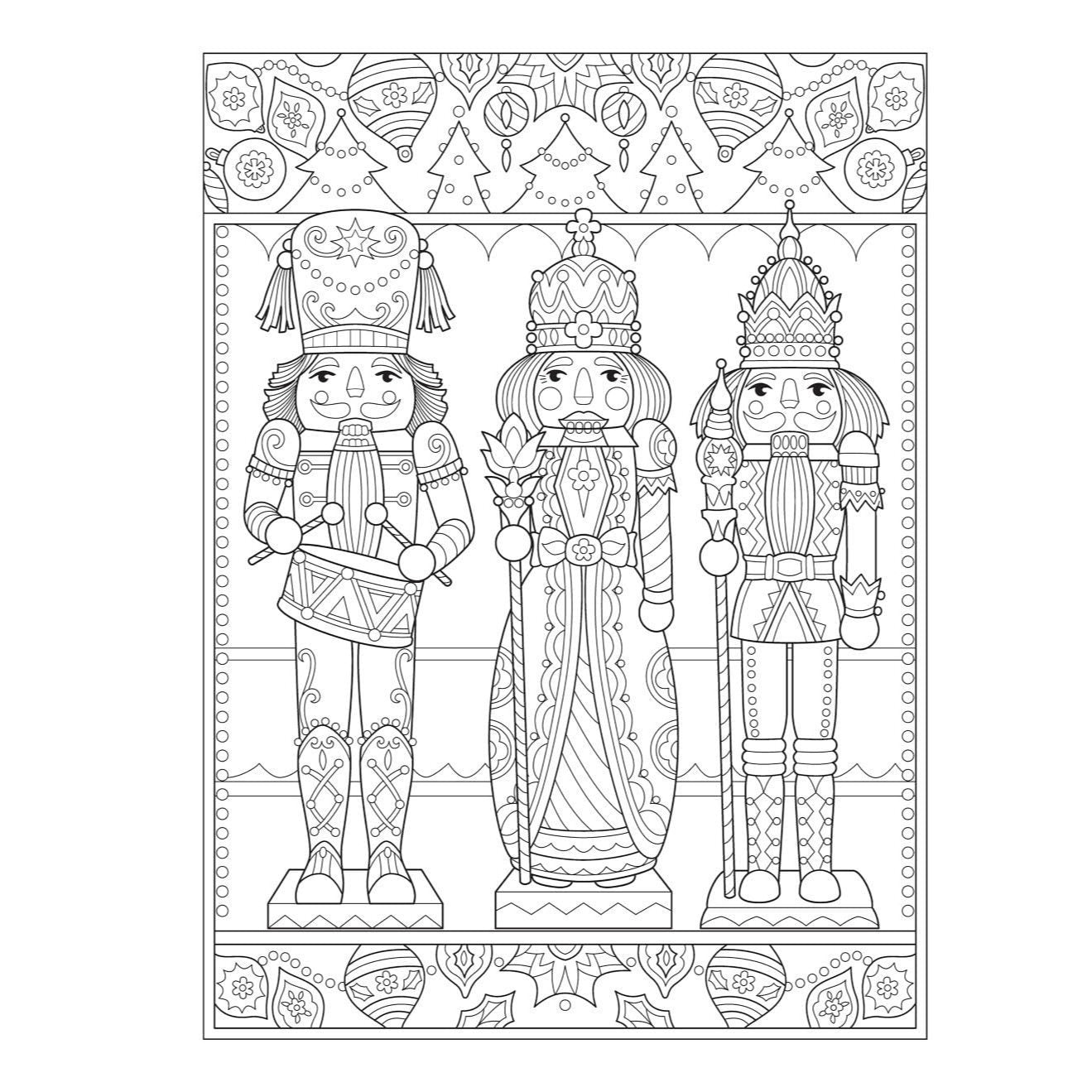 Creative Haven Creative Christmas Coloring Book