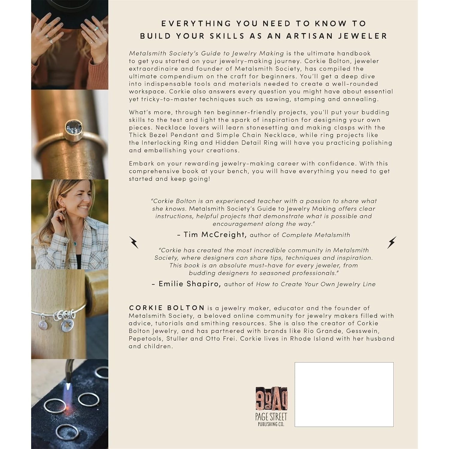 Metalsmith Society's Guide to Jewelry Making: Tips, Techniques & Tutorials for Soldering Silver, Stonesetting & Beyond