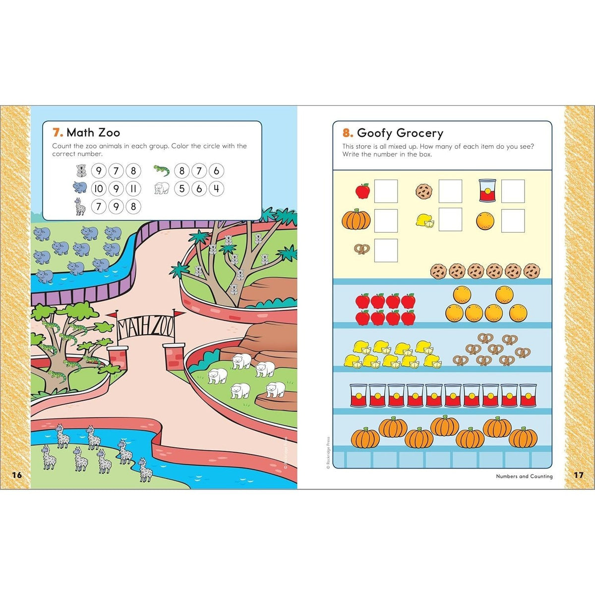 My Kindergarten Math Workbook: 101 Games and Activities to Support Kindergarten Math Skills