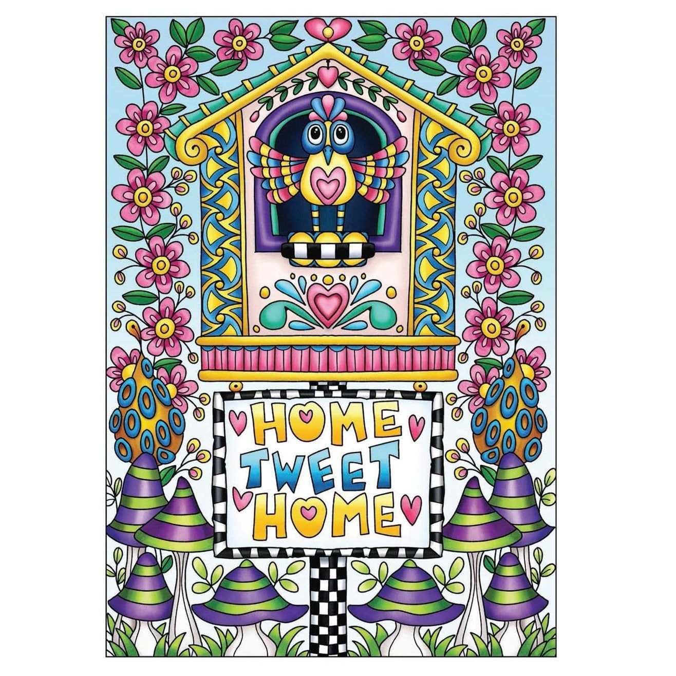 Creative Haven Fanciful Birds Coloring Book