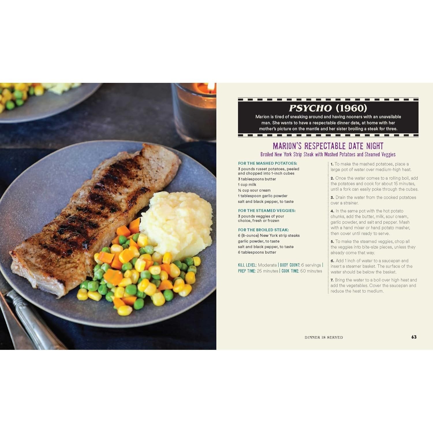The Horror Movie Night Cookbook: 60 Deliciously Deadly Recipes Inspired by Iconic Slashers, Zombie Films, Psychological Thrillers, Sci-Fi Spooks, and More