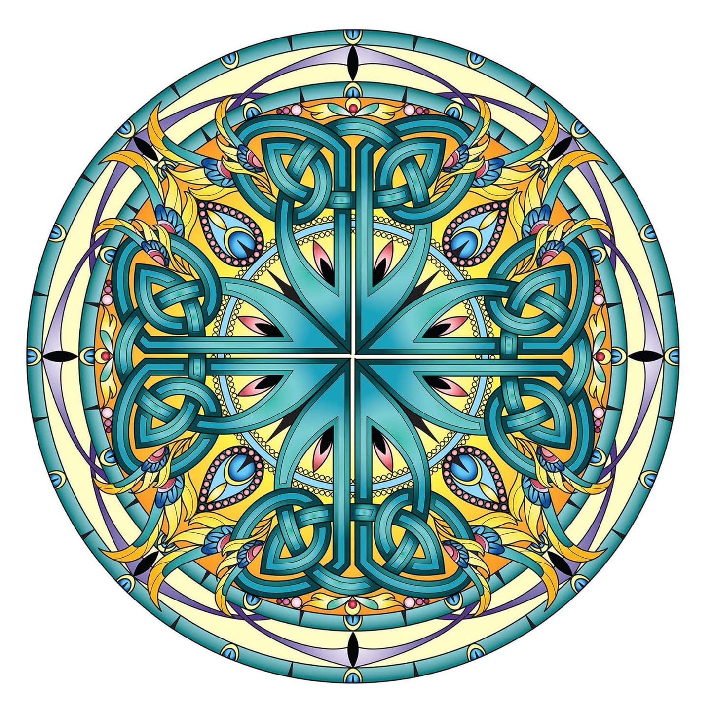 Creative Haven Celtic Mandalas Coloring Book
