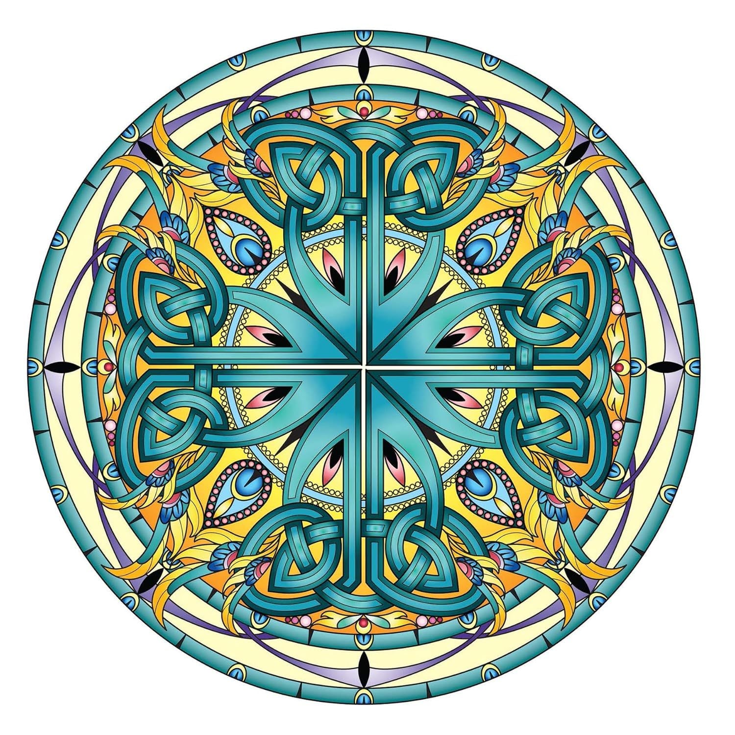 Creative Haven Celtic Mandalas Coloring Book