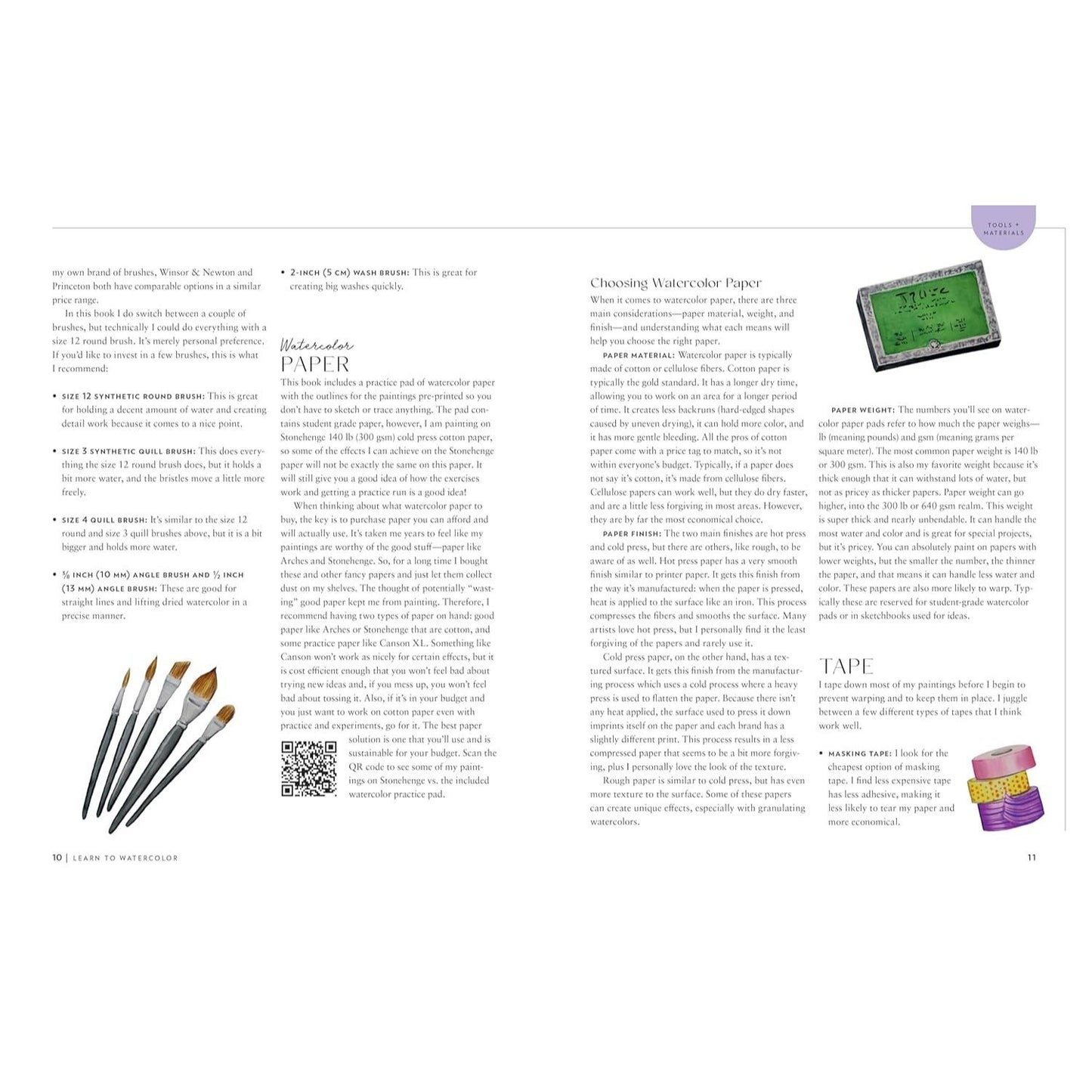 Learn to Watercolor: 20 Step-By-Step Beginner-Friendly Lessons on Watercolor Paper - Includes Watercolor Pad with Sketches - No Drawing Required! (Watercolor This Book) (Spiral Bound)