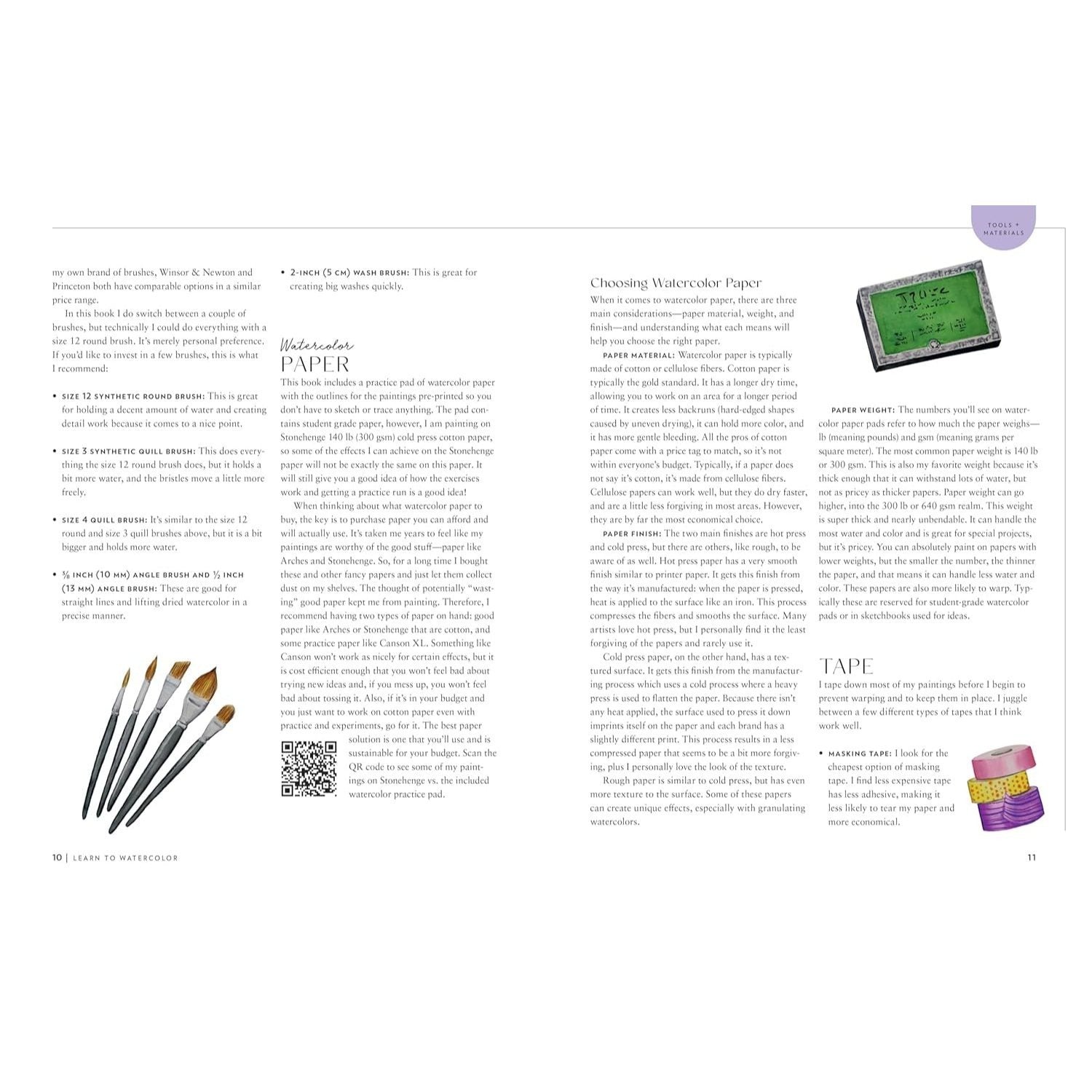 Learn to Watercolor: 20 Step-By-Step Beginner-Friendly Lessons on Watercolor Paper - Includes Watercolor Pad with Sketches - No Drawing Required! (Watercolor This Book) (Spiral Bound)