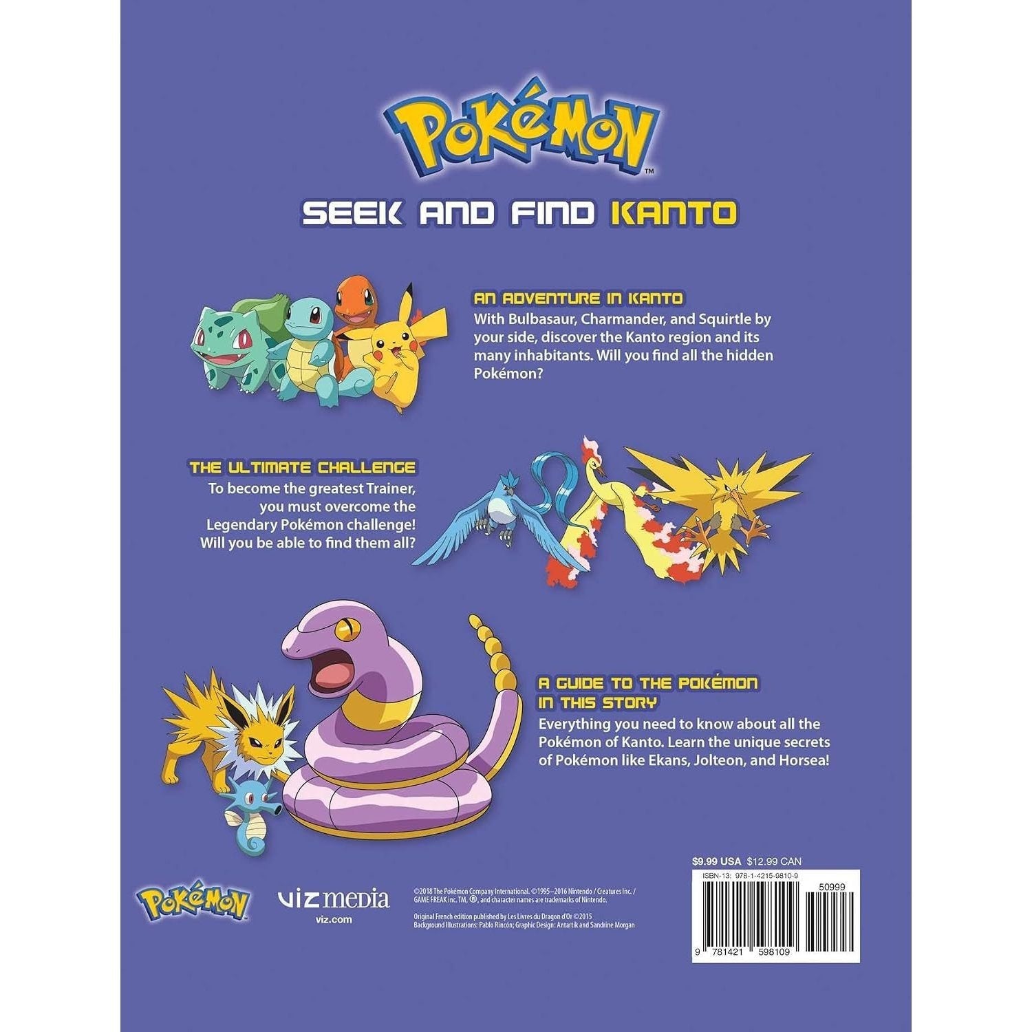 Pokémon Seek and Find: Kanto: Kanto