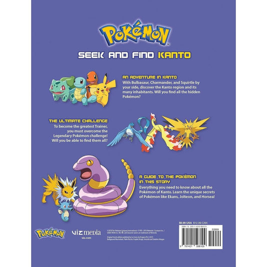 Pokémon Seek and Find: Kanto: Kanto