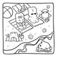 Comfy Buddies: A Cozy Coloring Book