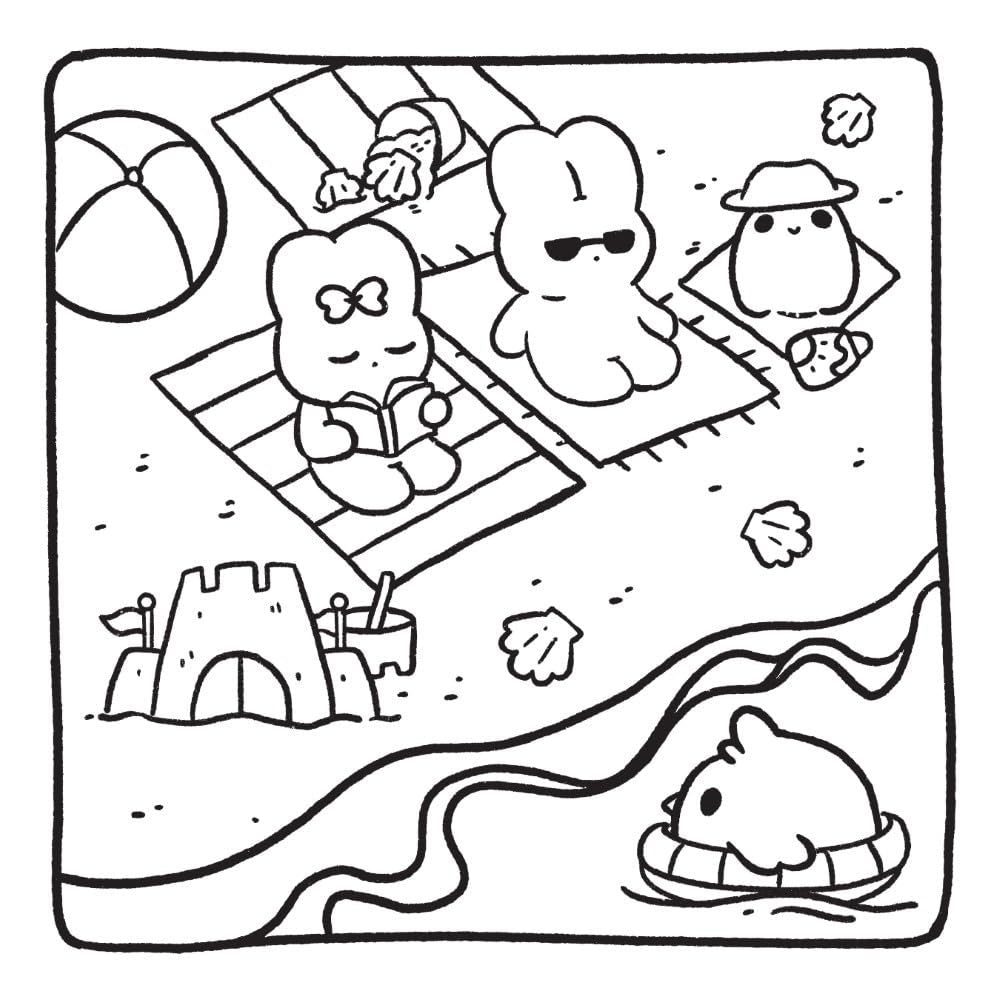 Comfy Buddies: A Cozy Coloring Book