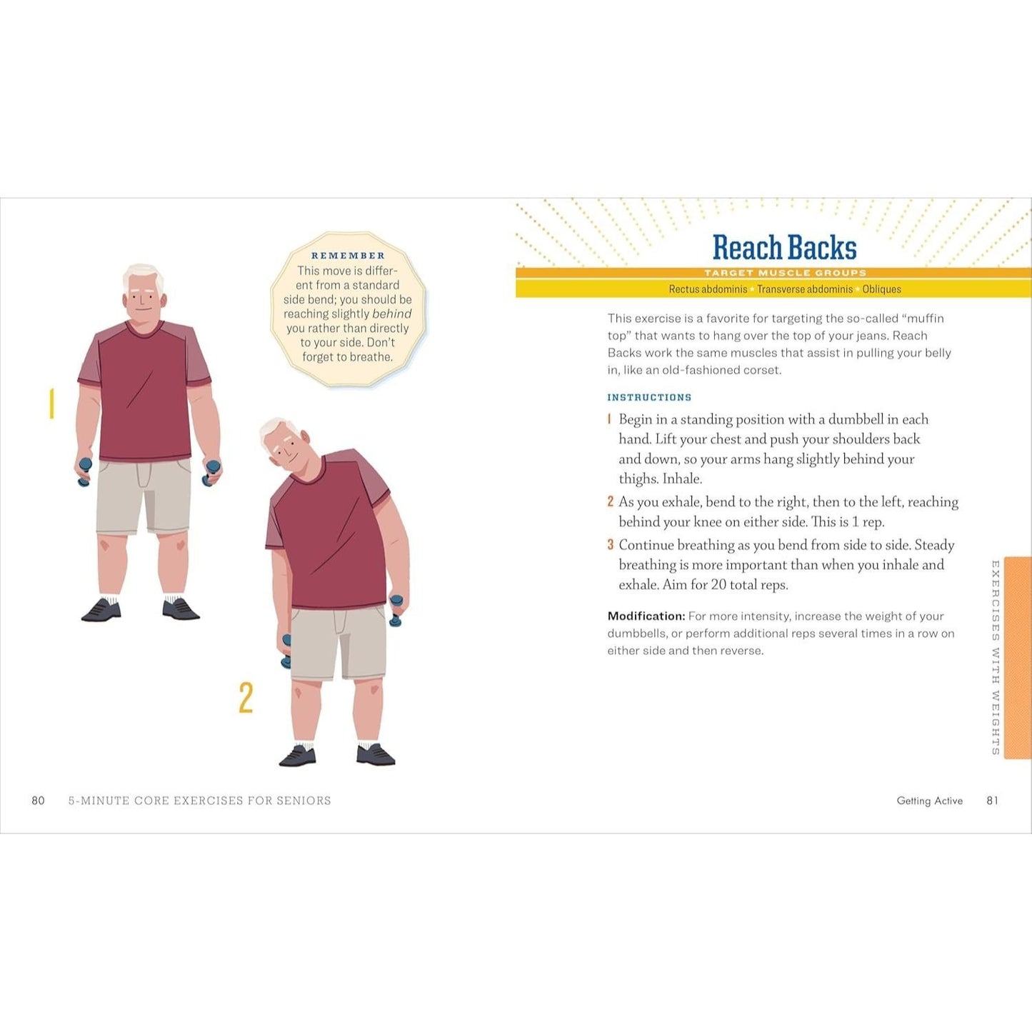 5-Minute Core Exercises for Seniors: Daily Routines to Build Balance and Boost Confidence (Spiral Bound)