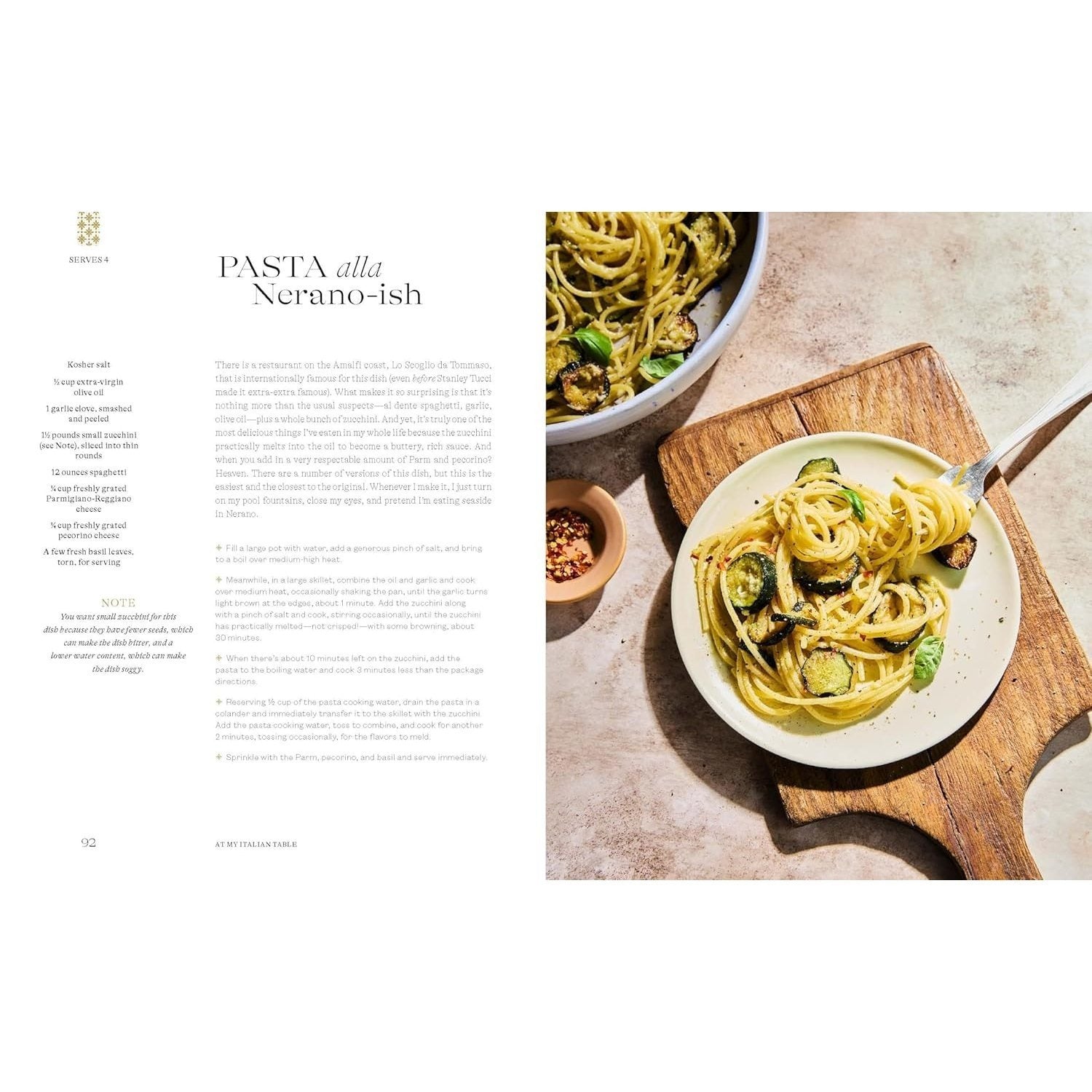 At My Italian Table: Family Recipes from My Cucina to Yours: A Cookbook (Spiral Bound)