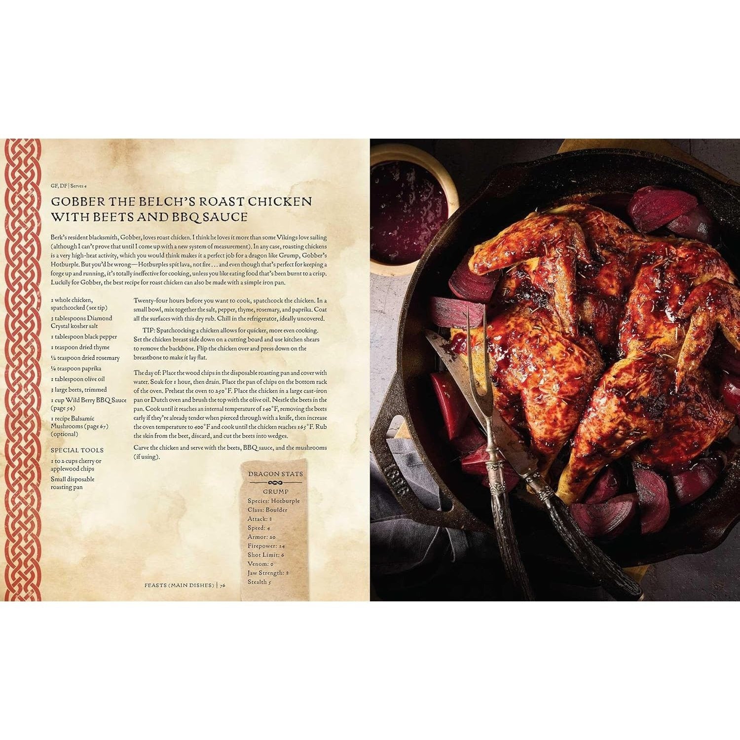 DreamWorks Dragons: Recipes from the Isle of Berk [Official Cookbook]: A Book of Feasts, Drinks, Desserts . . . and Dragons