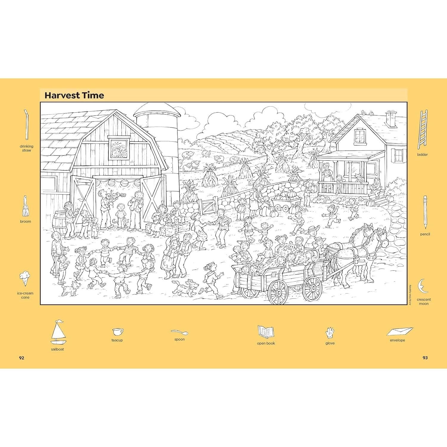 Horse Puzzles: Over 100 Search and Find Puzzles, Barns, Stables and Riding Adventures, Horse-Themed Hidden Pictures Activity Book for Kids 6 and Up (Highlights Hidden Pictures) (Spiral Bound)