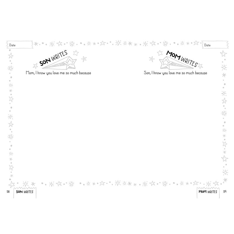 Between Mom and Me: A Mother and Son Keepsake Journal (Spiral Bound)
