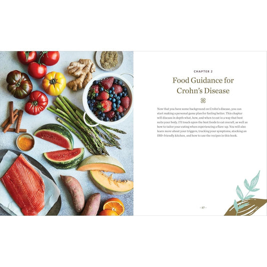 The Crohn's Disease Cookbook: 100 Recipes and 2 Weeks of Meal Plans to Relieve Symptoms
