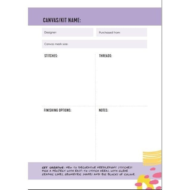 Needlepoint Journal: Track Your Projects and Record Your Stitching with This Interactive Journal