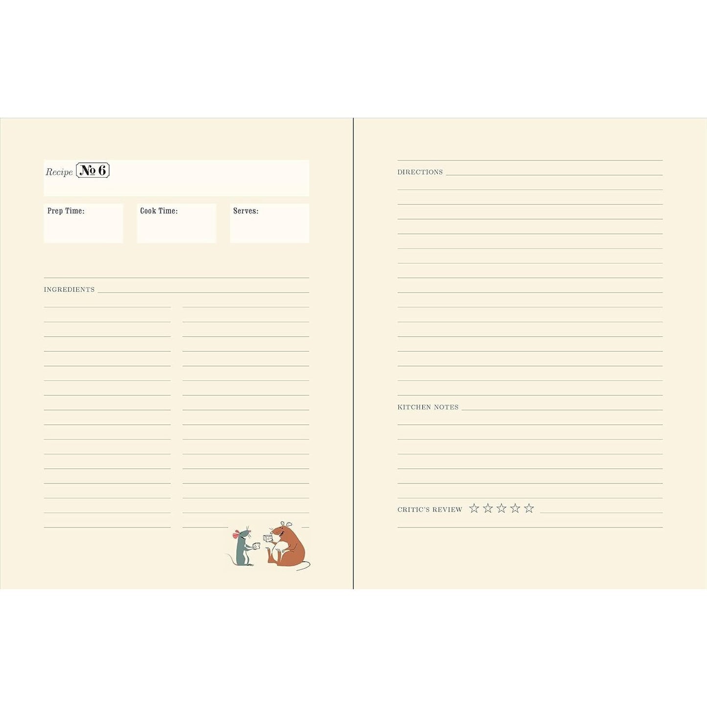 Anyone Can Cook: A Ratatouille Recipe Journal