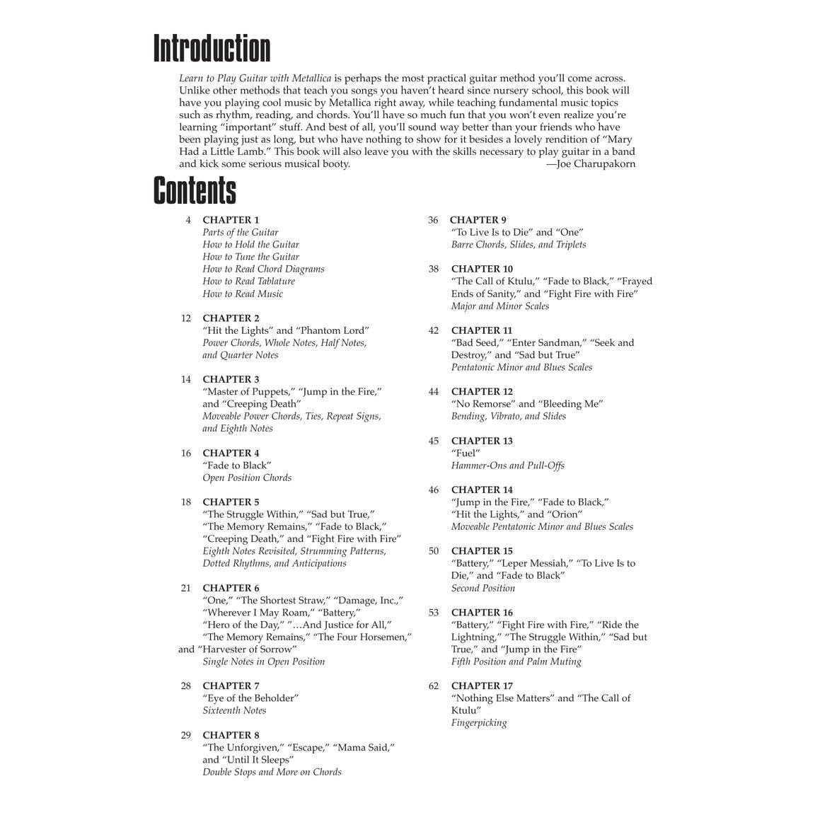 Learn to Play Guitar with Metallica Book/Online Audio [With CD]