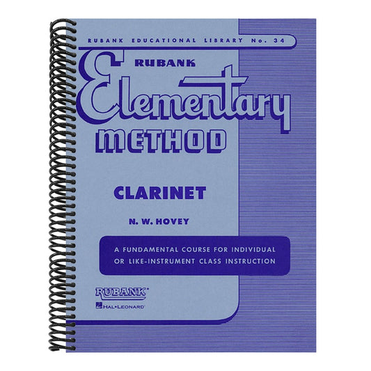 Rubank Elementary Method Clarinet (Rubank Educational Library 34) - Clarinet Music Book for Teache